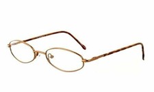 Calabria Flex Plus KIDS SMALL by Vivid 74 Brown Satin Reading Glasses
