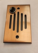 Channel Vision IU-0262 Copper Single Gang Door Unit FACEPLATE