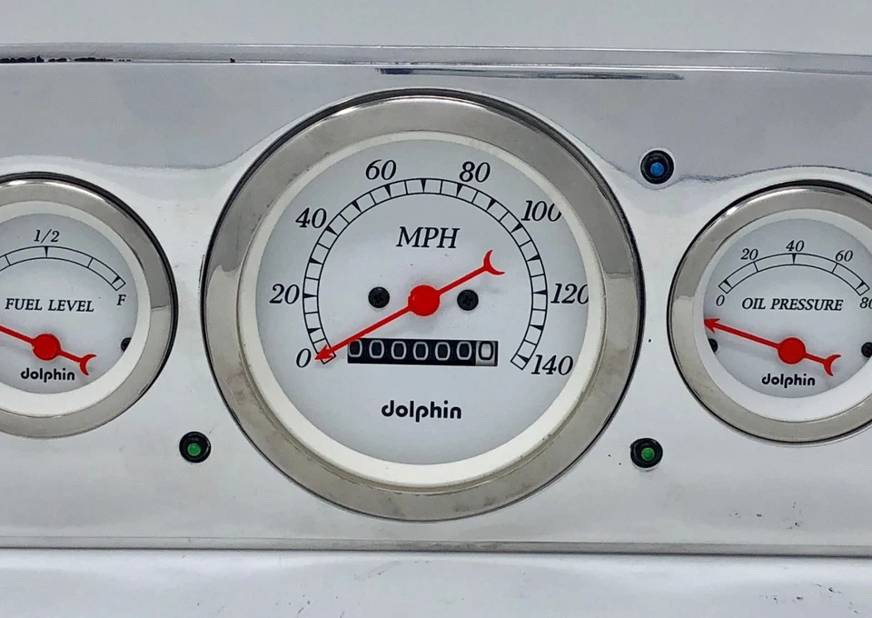 Cuadro de instrumentos Ford Falcon Gauge 1960 1961 1962 1963 blanco Foto 2 de 4