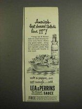 1952 Lea Perrins Worcestershire Sauce Ad - Salads