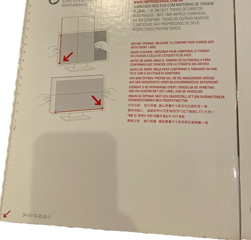 3M Framed Privacy Filter For Monitors PF200W1F - Picture 12 of 12
