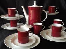 Rosenthal Theo Baumann Berlin Secunda Purpur Kaffeeservice für fast 6 Pers. TOP