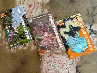 DCC RPG PHANTASMAGORIA: A Sword and Planet Zine Issues 1, 2, more