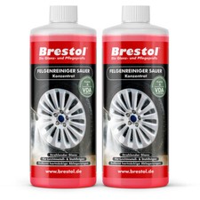 (14,95€/L) 2x 1000 ml FELGENREINIGER Konzentrat Alufelgen Reiniger 1:10 BRESTOL