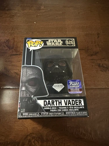 HOLLYWOOD EXCLUSIVE DIAMOND GLITTER Darth Vader Funko Pop #626 Star Wars Bobble