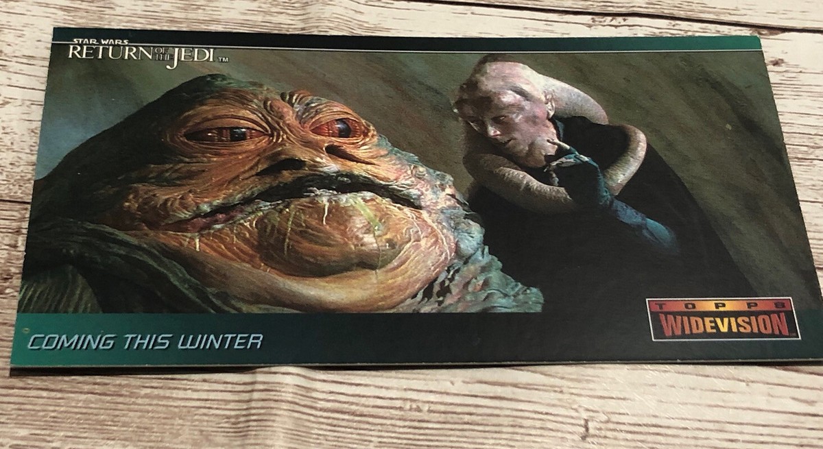 Rare 1995 Topps Star Wars Return Of The Jedi Widevision Promo Card