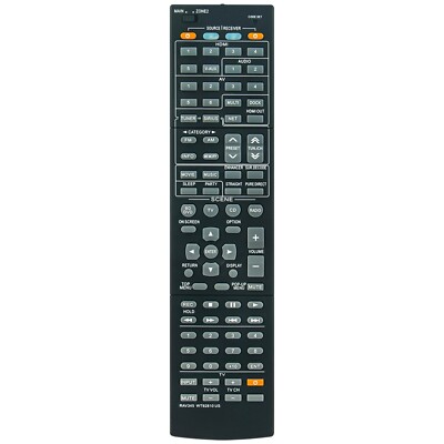 RAV345 WT92810US Replace Remote for Yamaha AV Receiver RX-V867BL RX-V867 HTR6063