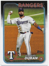 2024 Topps #555 Ezequiel Duran - Texas Rangers