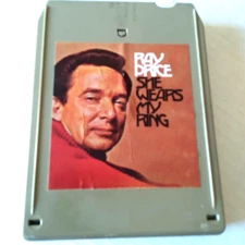 Ray Price 8-Track Tape Cartridge She Wears My Ring LEA 10060 Vtg