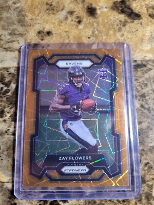 2023 Panini Prizm - Rookies Lazer Prizm #307 Zay Flowers (RC) | eBay
