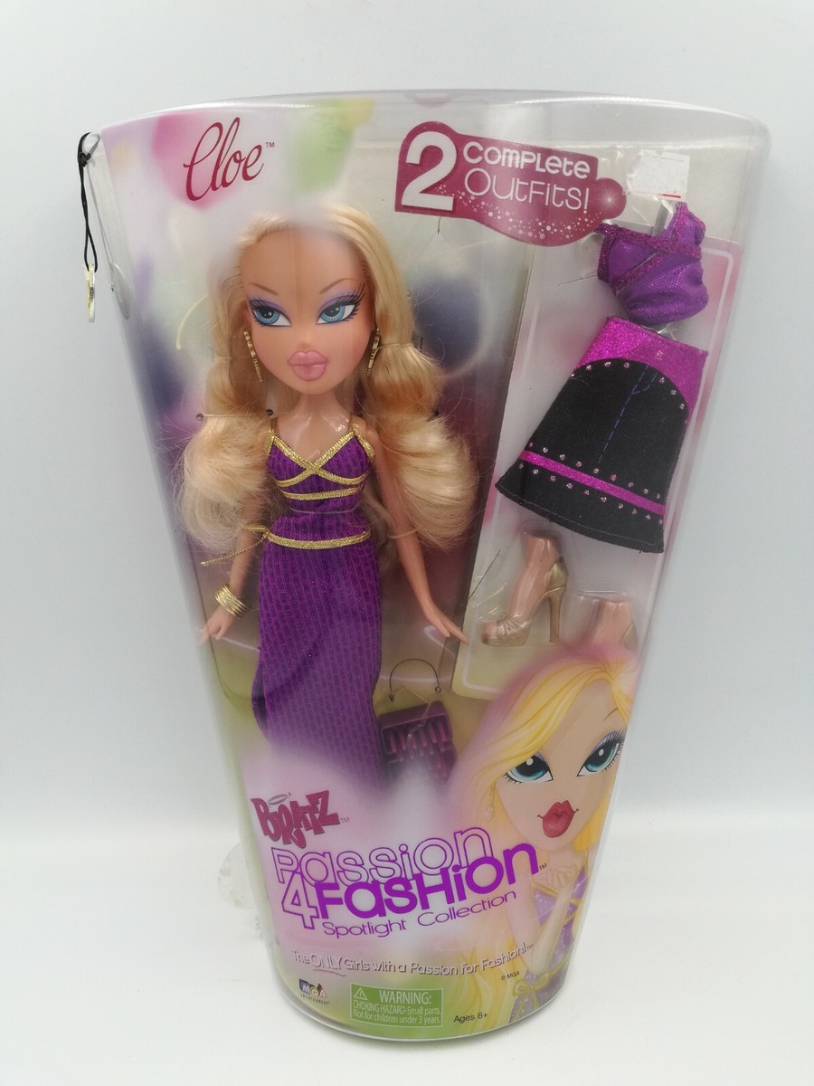 Bratz Passion 4 Fashion Spotlight Collection CLOE Doll , Hard To 