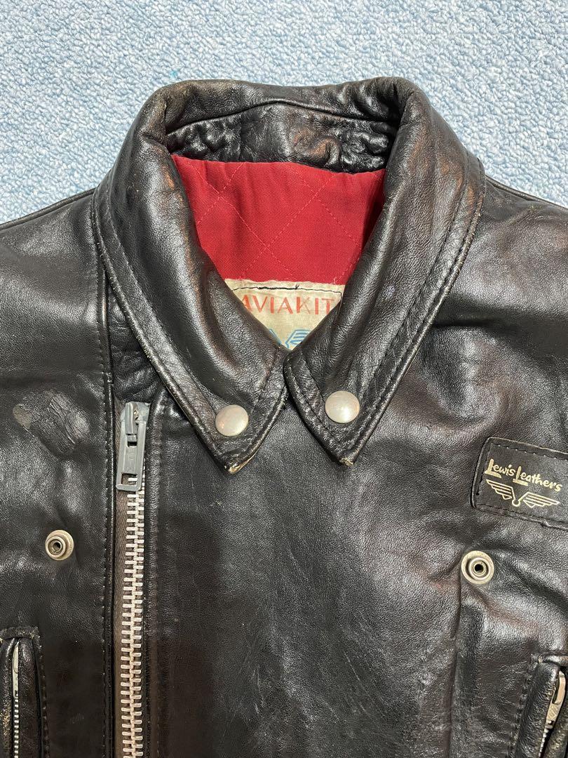 Vintage Lewis Leathers Lightning Square Patch Cyclone Vintage Lewis Leathers Lightning Square Patch Cyclone