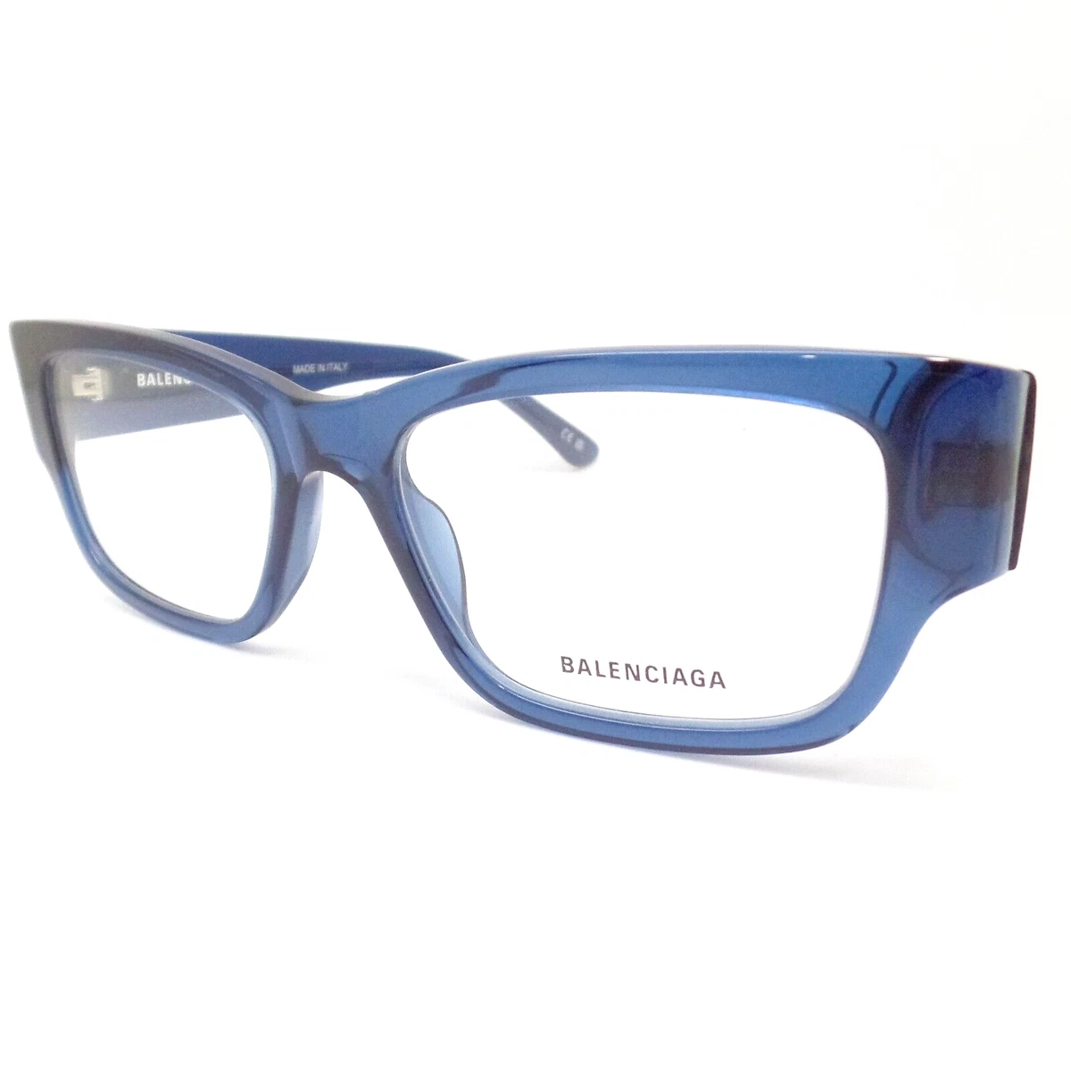 BALENCIAGA BBO258S 010 Blue Frame Blue Lens 56-18-145 Sunglasses Balenciaga BB0041S Sunglasses | Select Eyewear main image 3