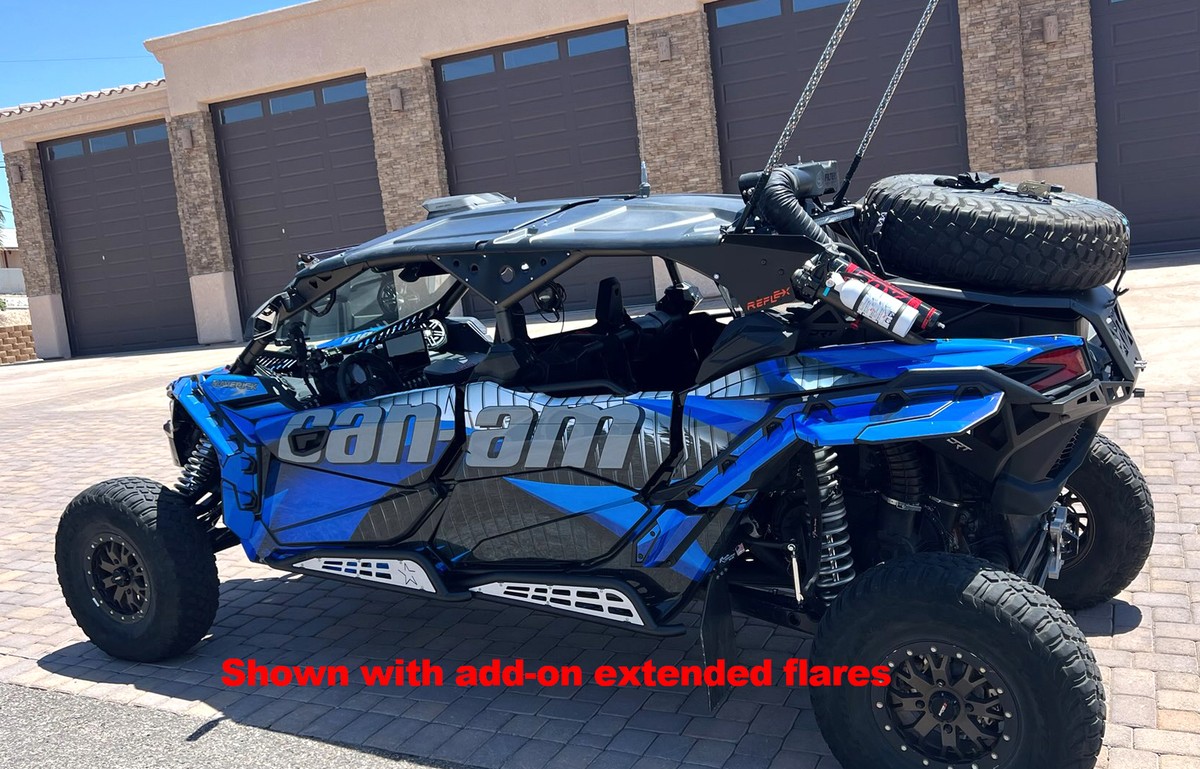 Can am Maverick X3 Max 4 seater custom graphics wrap kit 1900 Lime