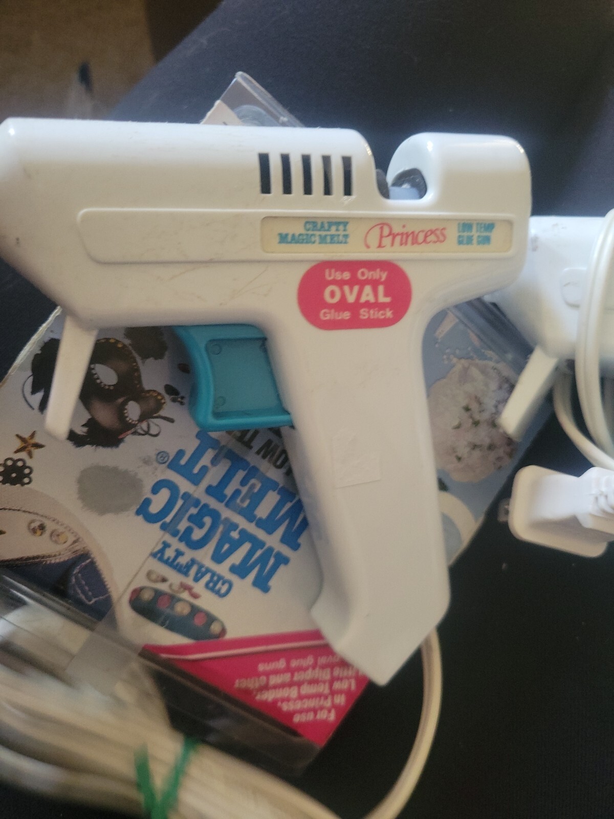 Vintage Crafty Magic Glue Guns 2 And Oval Glue Sticks eBay