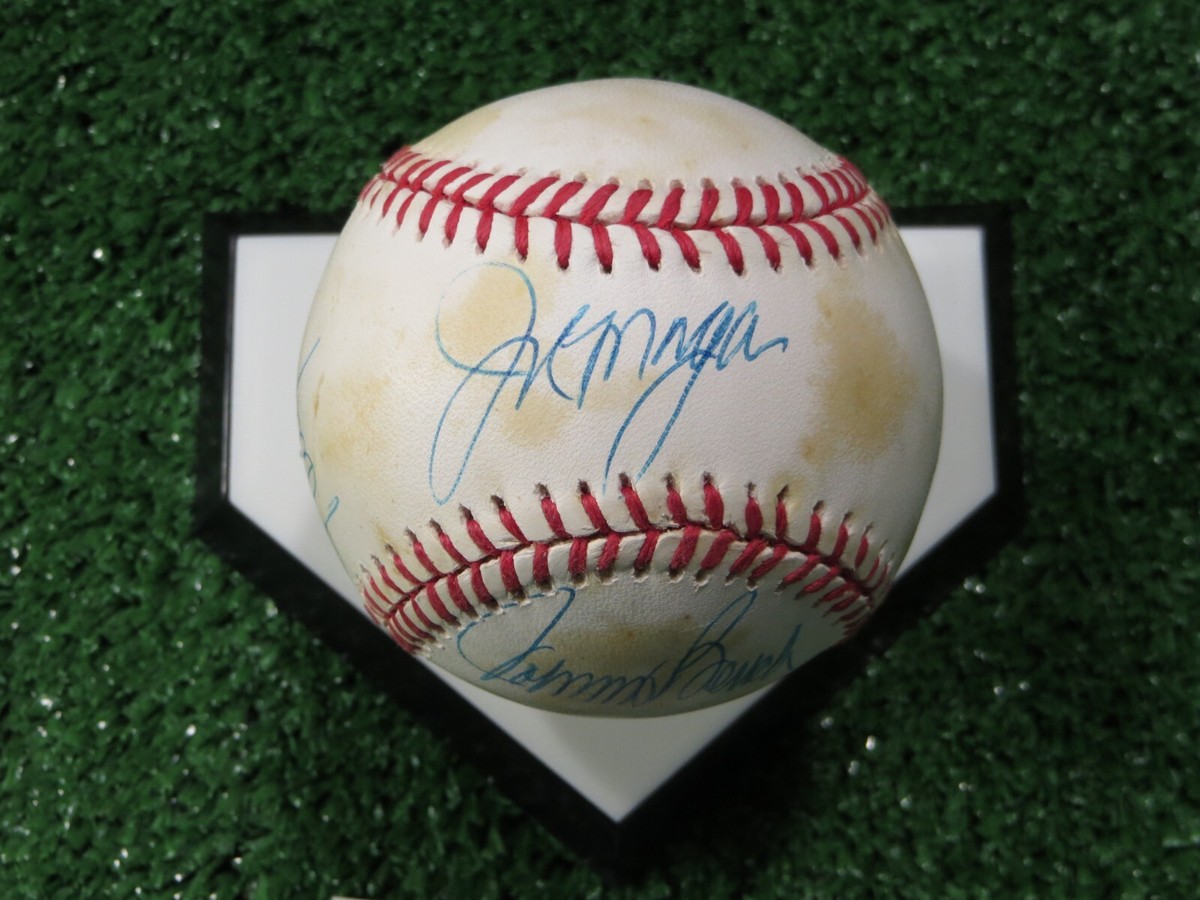 JOHNNY BENCH TONY PEREZ JOE MORGAN SIGNED CINCINNATI REDS RAWLINGS JOHNNY BENCH TONY PEREZ JOE MORGAN SIGNED CINCINNATI REDS RAWLINGS