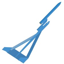 Semroc Flying Model Rocket Kit Baby Blue Jay  SEM-KC-04