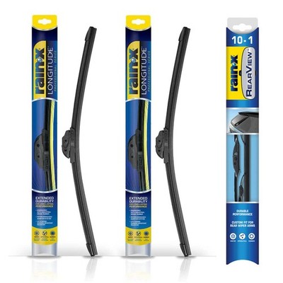 SET-850019-FR Rain-X Windshield Wiper Blades Set of 3 Front & Rear for Cooper