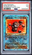2002 Pokemon Legendary Collection 77 Geodude Reverse Foil PSA 7 Near Mint on eBay