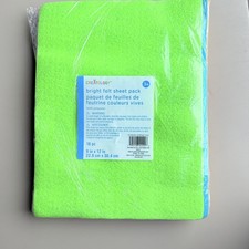Creatology Felt Sheets 9x12 inches 18 pc pack Bright Assorted ideal for Crafts