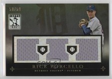 2010 Topps Tribute Triple Relic Black 50/50 Rick Porcello #TTR-RP 4y4