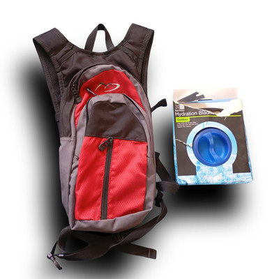 Karrimor 2 Liter Trinkblase & kompatibler Trinkrucksack Pack Set