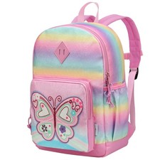 Toddler Kids Backpacks Girls, Cute Water Resistant Giltter Rainbow Butterfly ...
