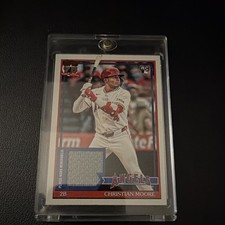 Topps 2026 Series 1 Christian Moore Angels 1991 Relics RC Memorabilia #91R-CM