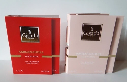 Gisada Ambassadora & Ambassador for Woman Eau de Parfum Spray 4x1,5ml