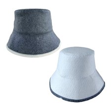 Saunakappe aus Filz für Sauna Wärmedämmung und Haarschutz Fischer Design