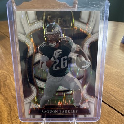 Panini Select 2025 Concourse Saquon Barkley Eagles #90 White Shock /799