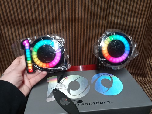 Light Up Sound Activated Dream Ears Mickey 100 New in Opened Box - Picture 5 of 8