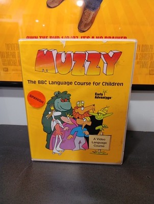 MUZZY BBC Language Course for Children VHS Set Learn Spanish COMPLETE SET