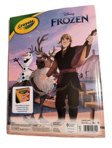Crayola Disney Frozen Coloring Book with Stickers Tear/Share Pages 🆕 Free Ship! - Imagen 8 de 8