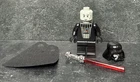 LEGO Star Wars Dart Vader Light Gray Vintage Sw004 Minifigure Chrome Lightsaber