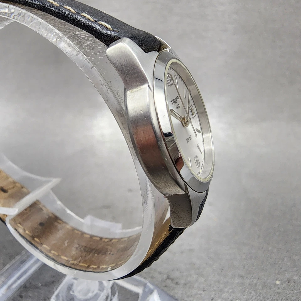 Tissot PR 50 Watch Women 25mm White Dial Silver Tone Date J326/426 New Battery - Image 4 of 4