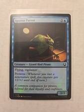 Iguana Parrot (Foil) - Avatar - NM - Common - Creature - MTG 