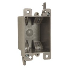RACO 7887RAC Electrical Box,Plastic 1 Gang 6XC60