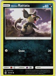 Alolan Rattata 76/149 Sun & Moon Base Set Common