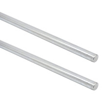 (2-Pack) 5/8” x 36” Zinc Plated Steel Rods Designed for Use as an Axle Shaft on