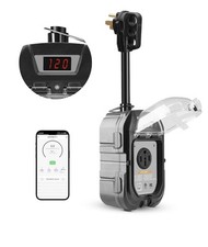 RV Surge Protector 50 Amp Wi-Fi with in-APP with Auto Shutoff Fault Detec...