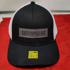 Caterpillar CAT Equipment Black size L/XL Fitted Cap-NWT Richardson 110