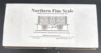 Northern Fine Scale Gauge One 1923 RCH 7 Plank Side/End Door Wagon Flowers & Son