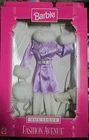 Vintage 1998 Barbie Fashion Avenue Boutique 18126 Purple Fur Winter Boots Outfit