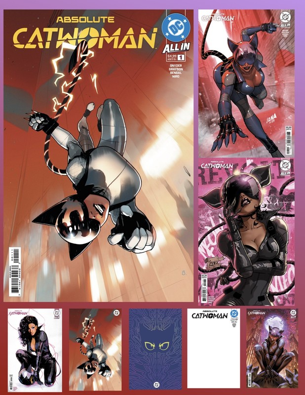 Absolute Catwoman #1  (Presale 6/10/26 Release) Pick UR Cover