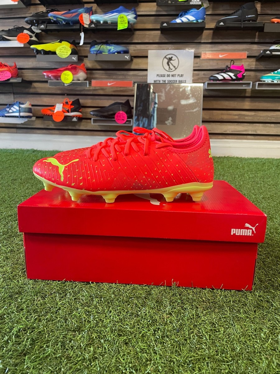 Puma Future Z 4.4 FG/AG Soccer Cleats SIze 10 - Orange/Yellow | eBay