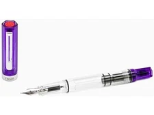 TWSBI ECO TWISBY ECO FOUNTAIN PENS STUB 1.1 TRANS PURPLE #0879ce