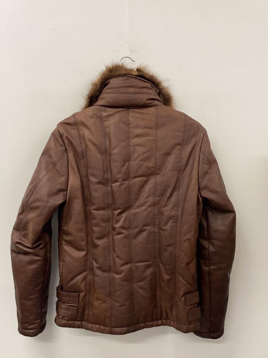 Shellac Single Riders Jacket 48 Cowhide Brown Leather… - Gem
