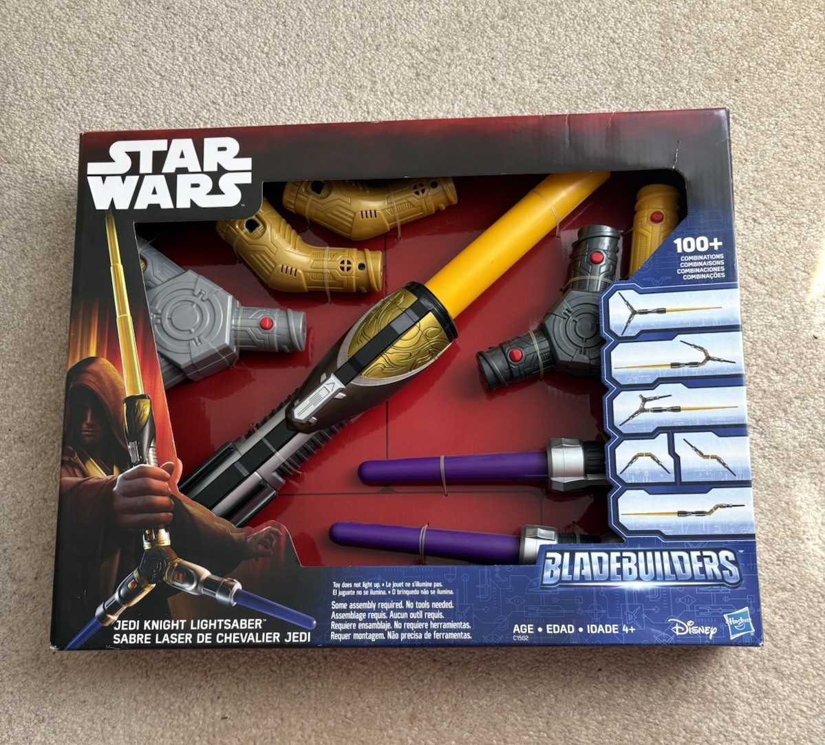 Stars wars blade builders jedi knight lightsaber design kit new hasbro