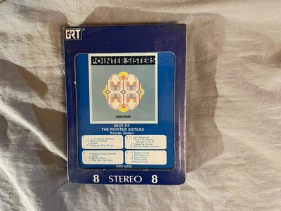 Pointer Sisters SEALED Best Of Double Album 8 Track Tape Blue Thumb GRT
